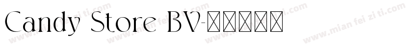 Candy Store BV字体转换
